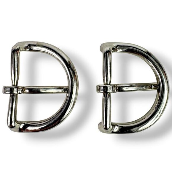 Coach Replacement Silver Buckles for Bags Hardware Lot Set 4 Pc - 1.25” x 1.75” - Picture 3 of 8